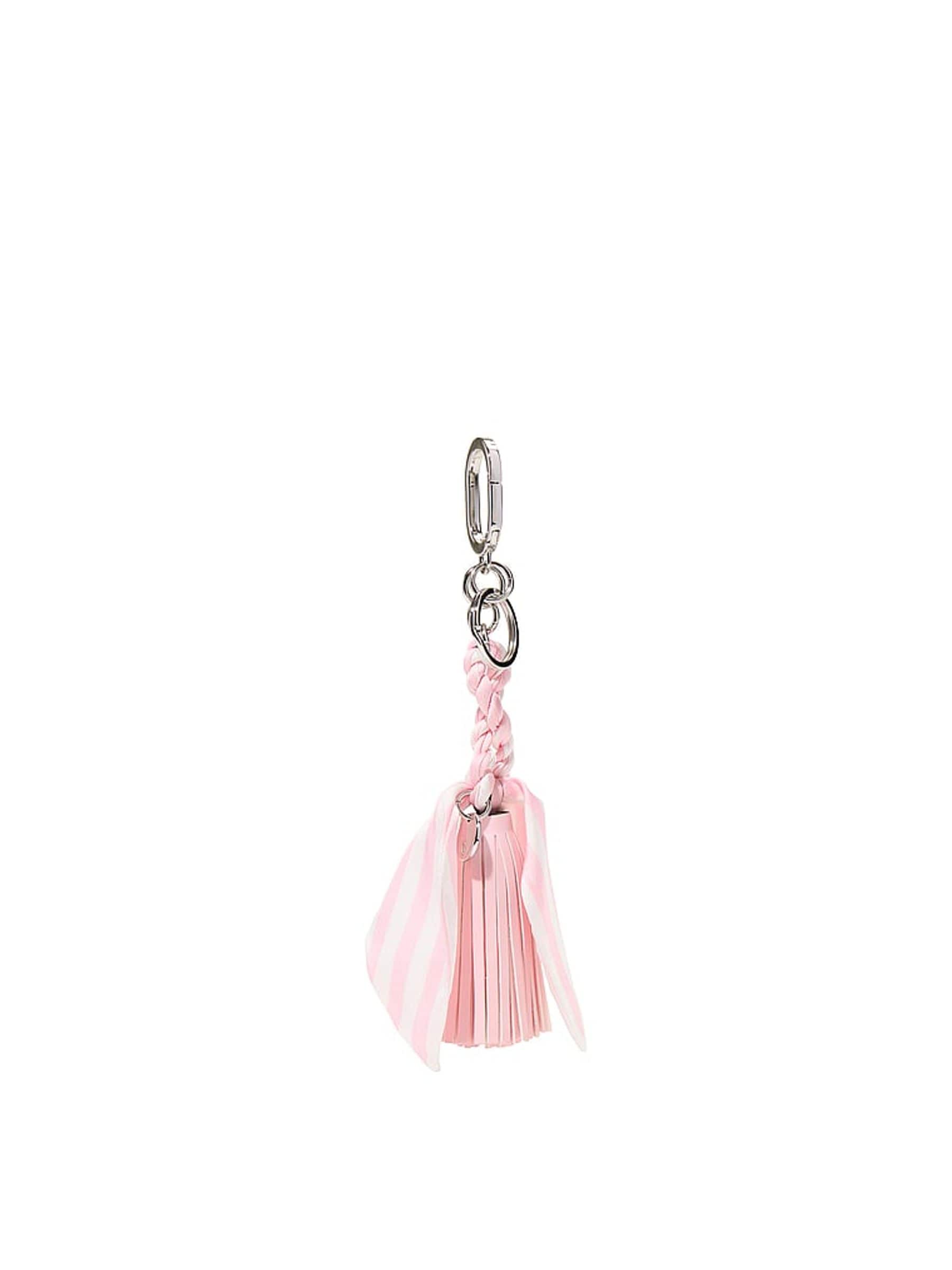 Victoria's Secret pink tassel bag charm keyring, imported from the UK