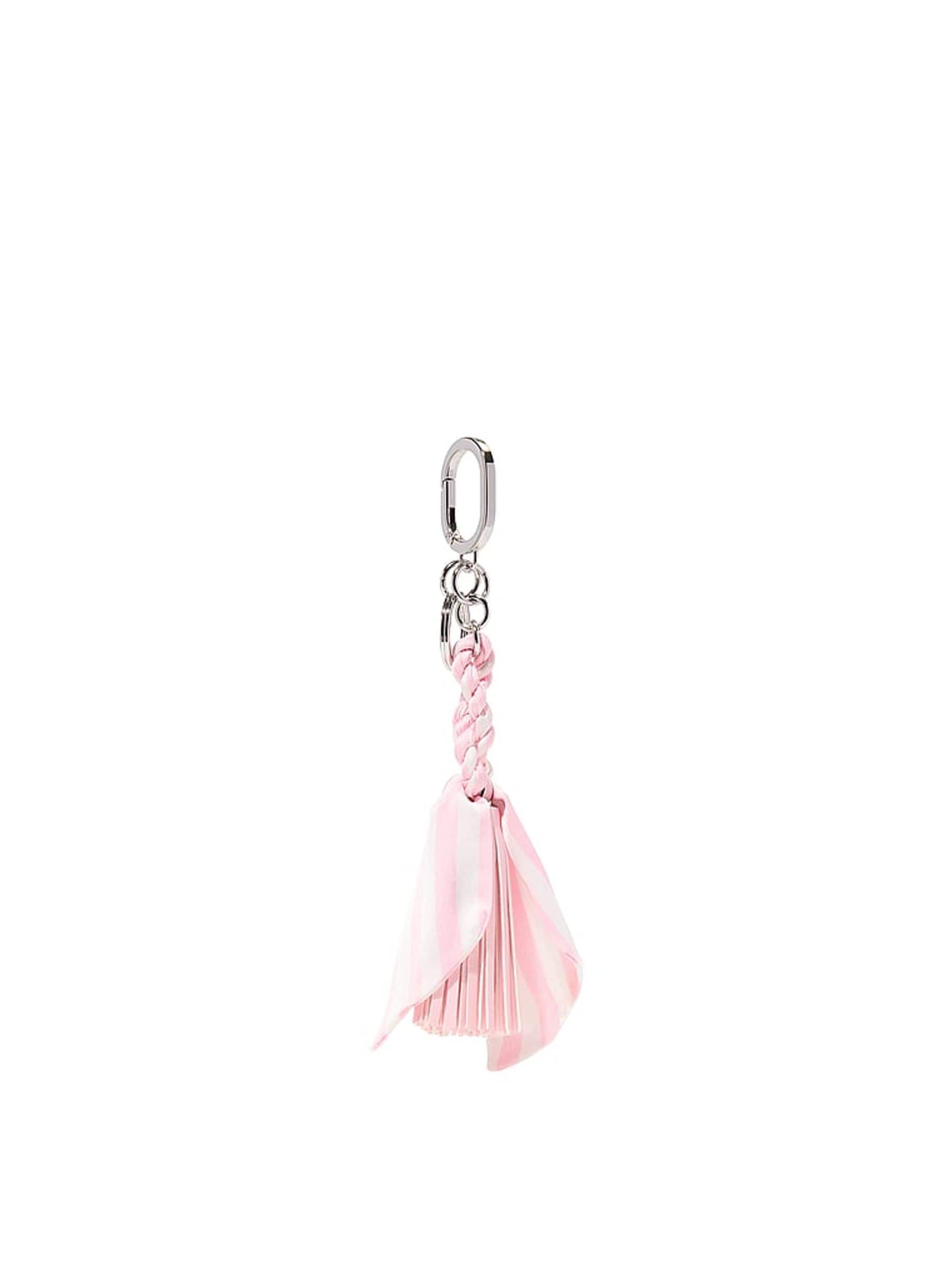 Victoria's Secret pink tassel bag charm keyring, imported from the UK