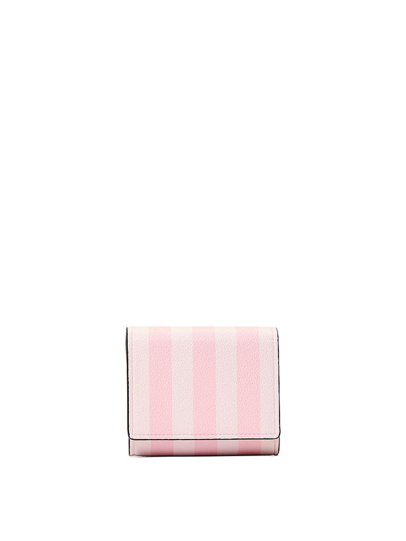 Victoria's Secret iconic stripe pink small wallet, imported from the UK
