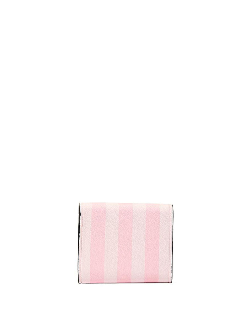 Victoria's Secret iconic stripe pink small wallet, imported from the UK