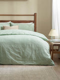 Holme Stripe Brushed Cotton Duvet Cover Set (British brand)