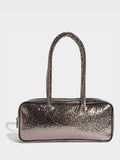Adidas Originals grey metallic elongated handbag, imported from the UK
