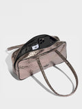 Adidas Originals grey metallic elongated handbag, imported from the UK