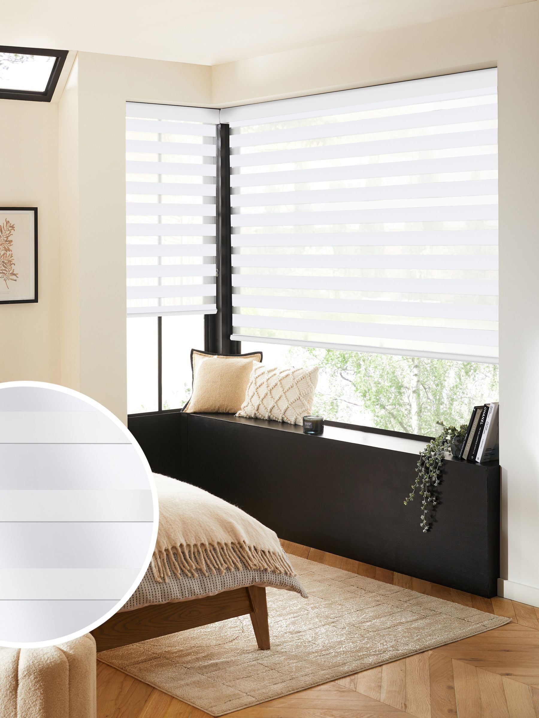 Balsa white day and night blind, UK version