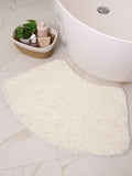 My Rug Buddy Black Shaggy Bath Mat 50x80
