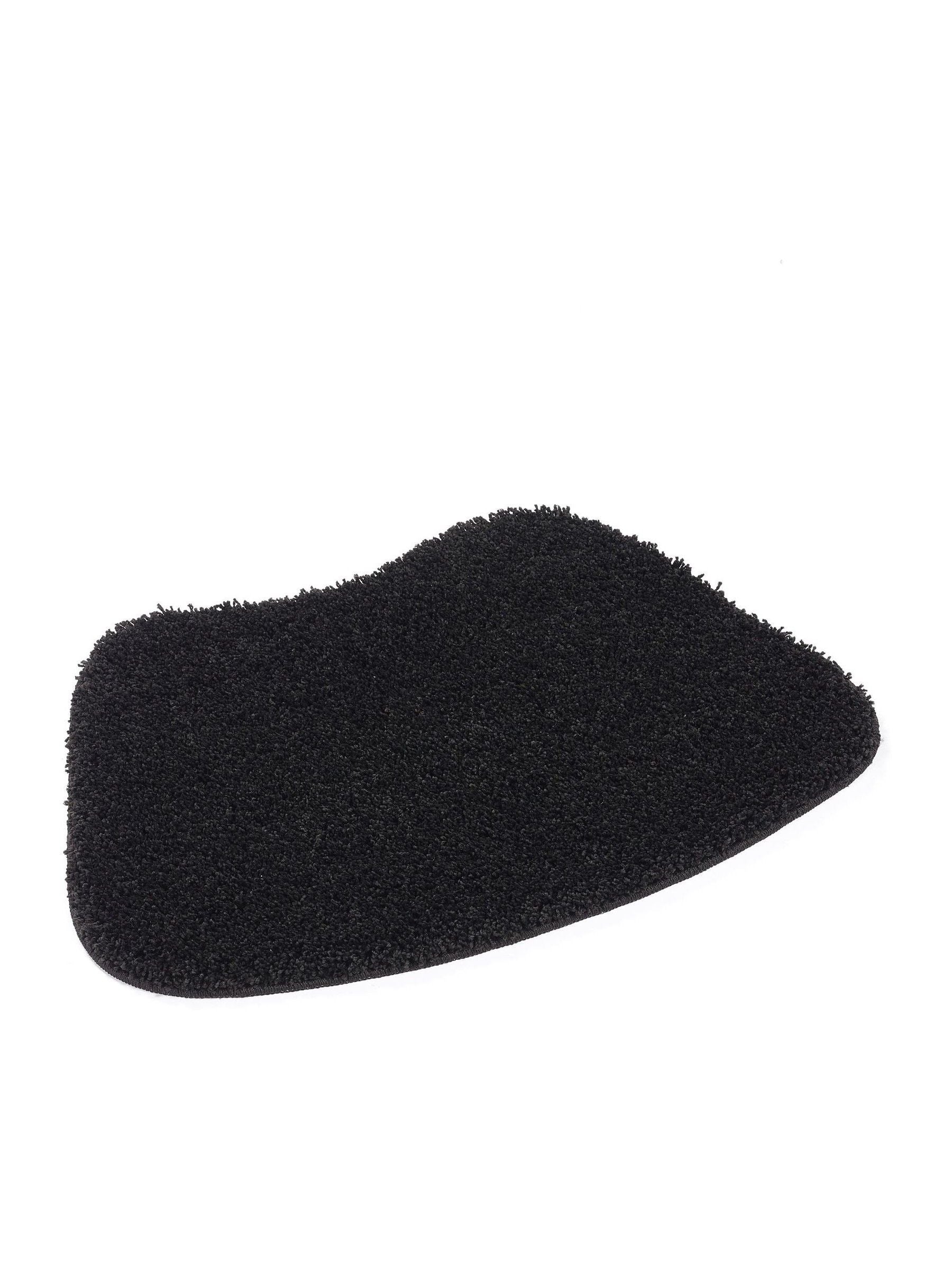 My Rug black shaggy shower mat 50x80 - British product