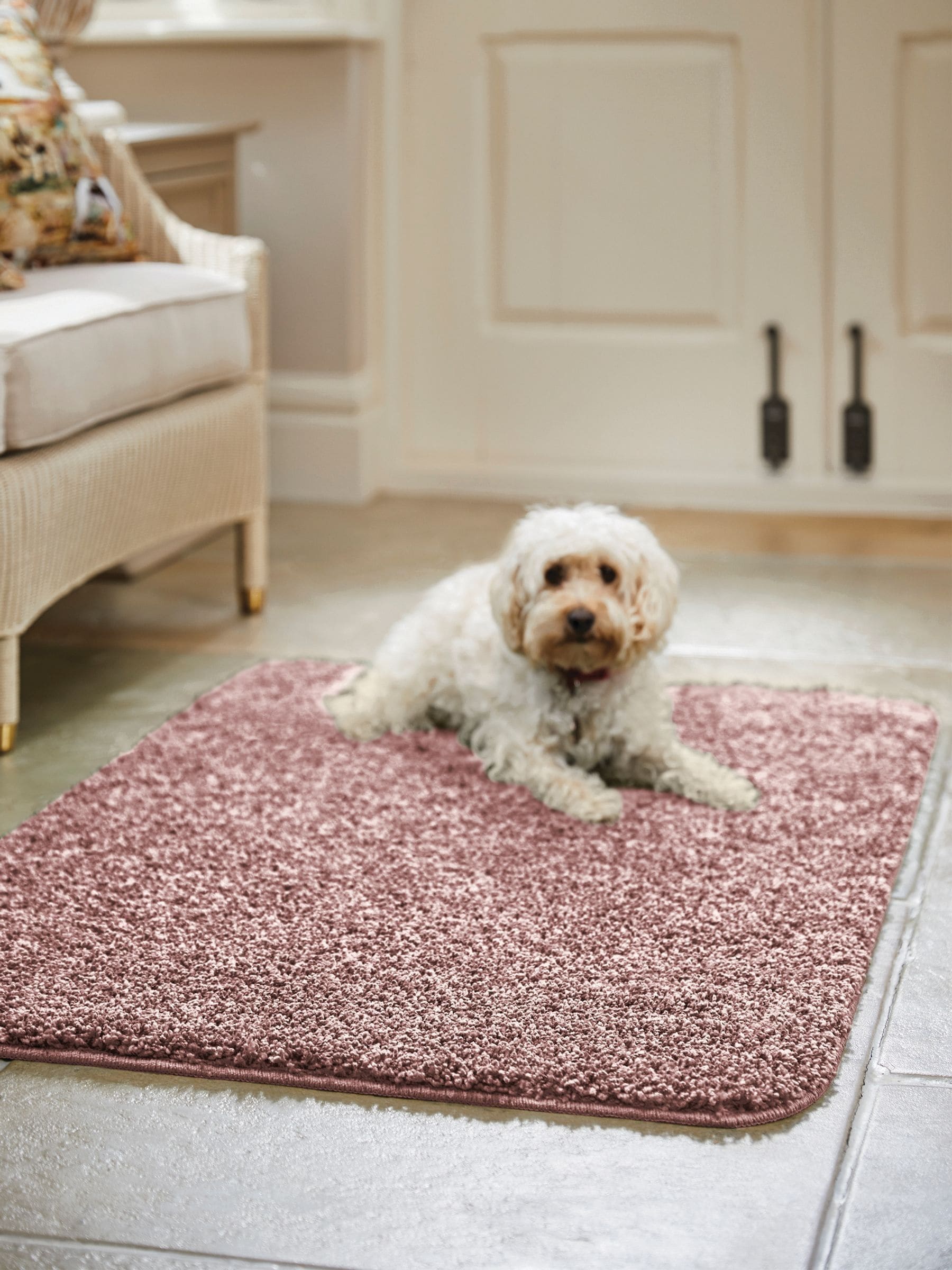 Howler & Scratch Nude Pink Shaggy Pet Mat