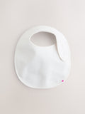 Pink cotton baby bibs 5 pack - British product