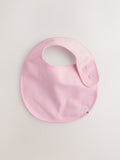 Pink cotton baby bibs 5 pack - British product