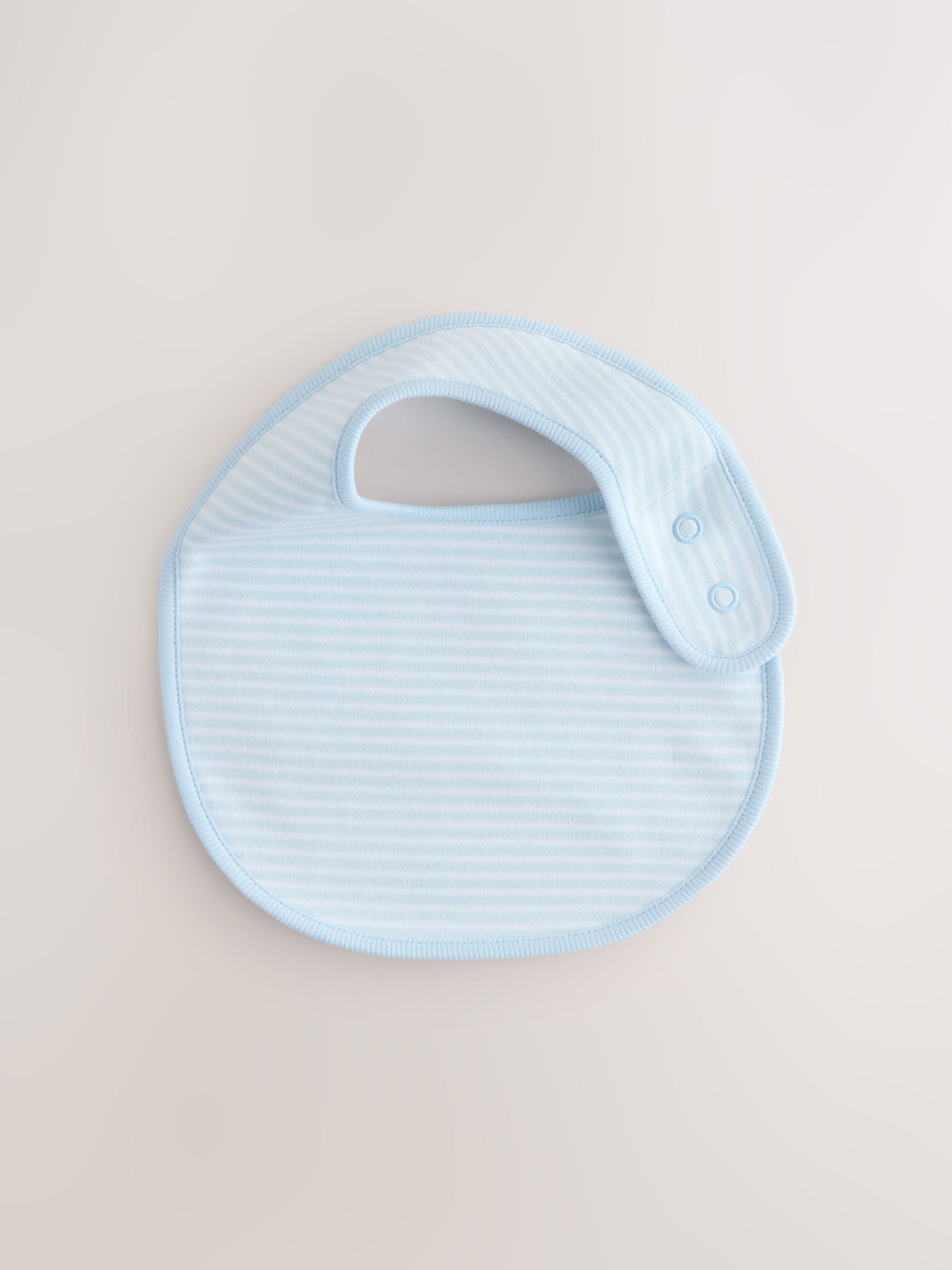 Blue baby bibs 3 pack of cotton, imported from the UK
