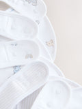 White baby bibs 5 pack, imported from the UK