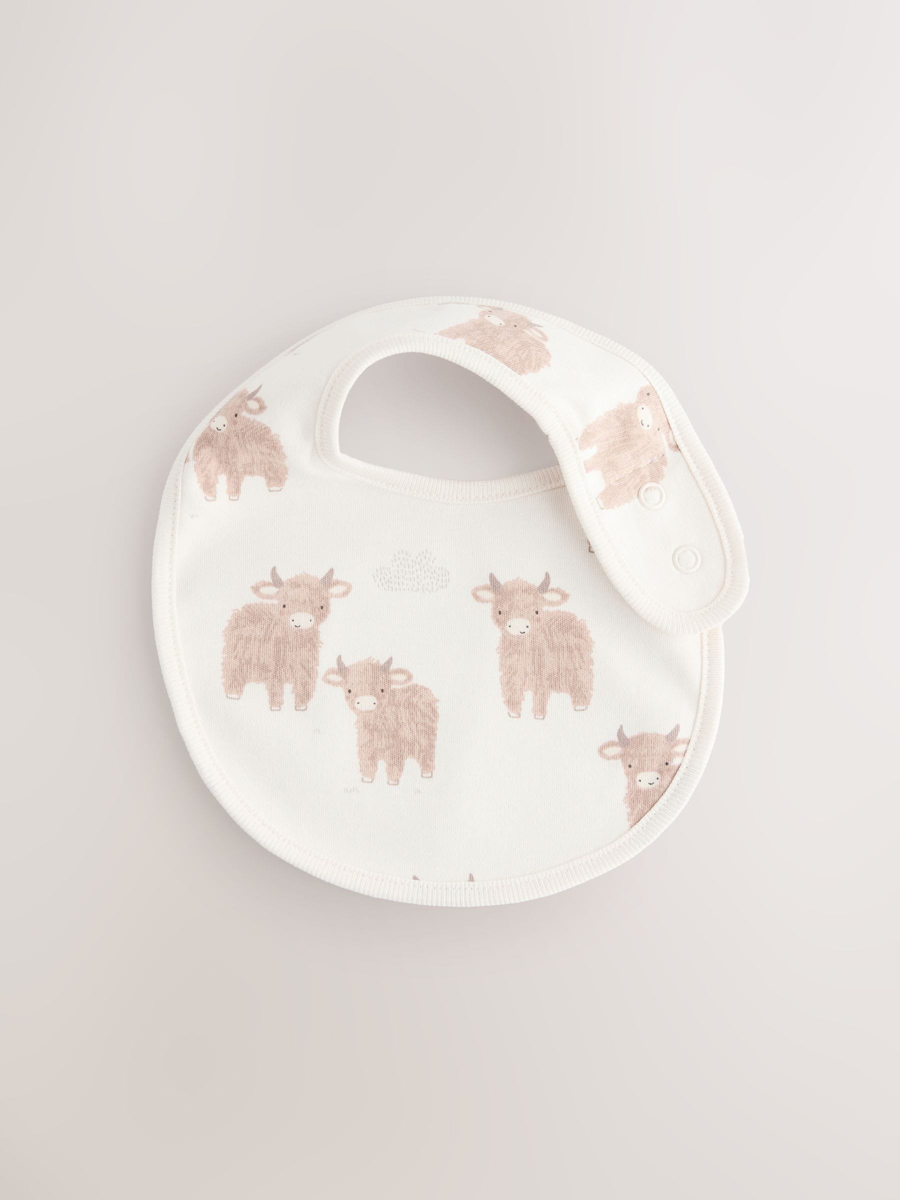 Hamish baby bibs neutral 5 pack, UK version