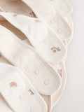 Hamish baby bibs neutral 5 pack, UK version