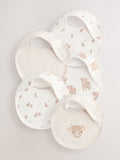 Hamish baby bibs neutral 5 pack, UK version