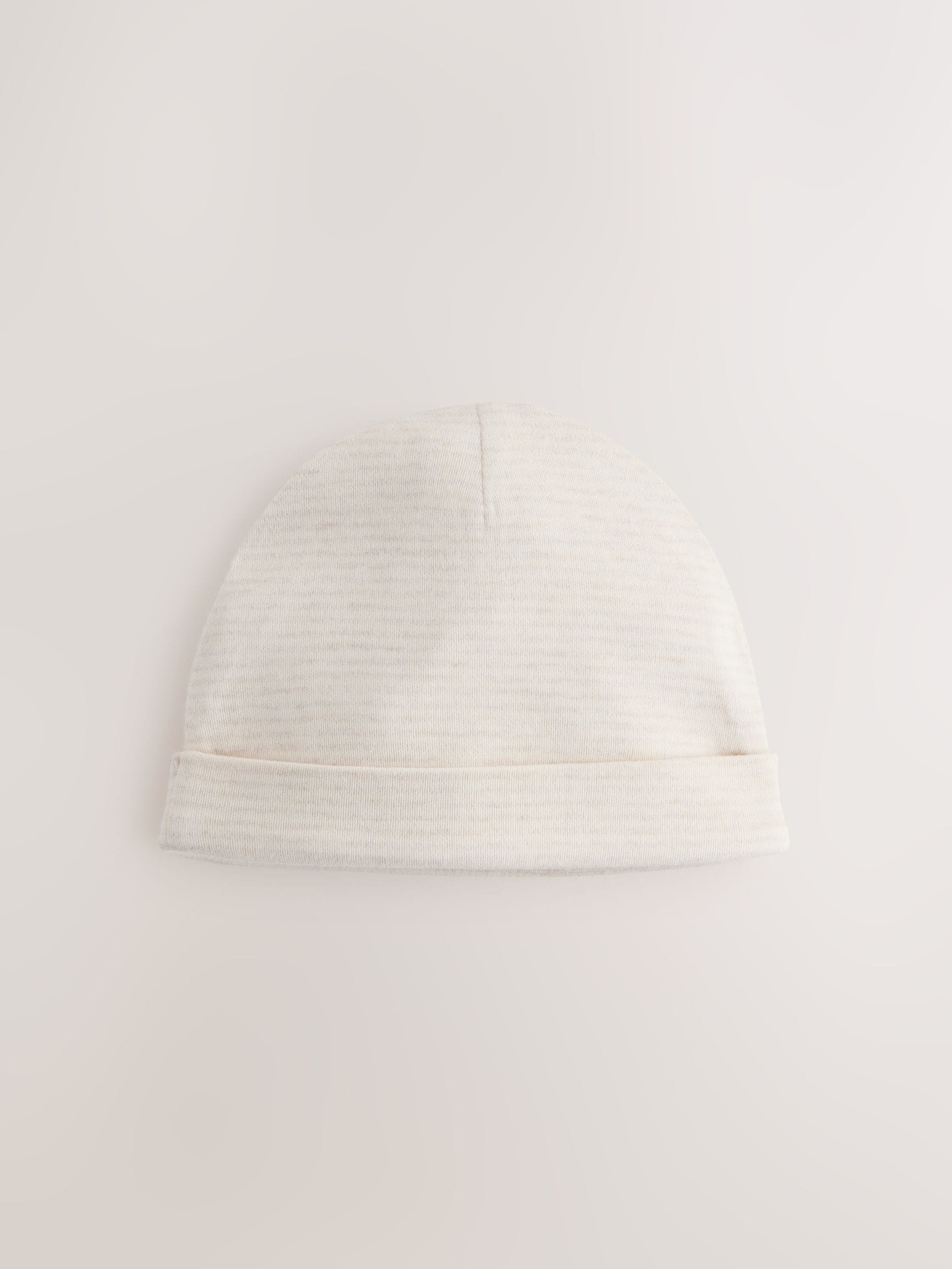 Hamish baby beanies 3 pack neutral 0-12 months, UK version