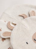 Hamish baby beanies 3 pack neutral 0-12 months, UK version