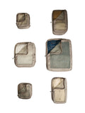 Antler cream packing cubes taupe set of 6, UK version