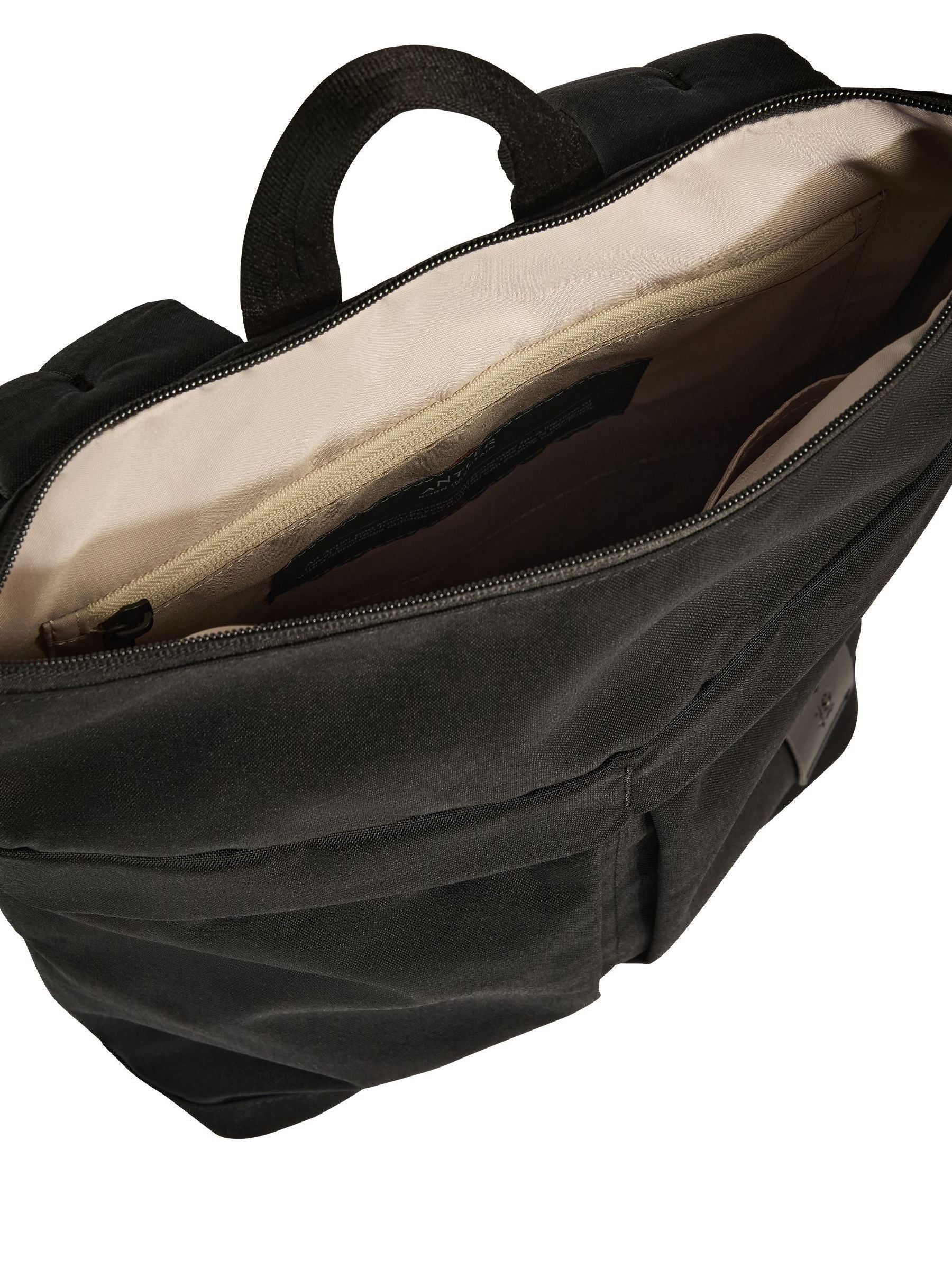 Antler Black Urban Core Zip Top Backpack, imported from the UK
