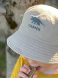 Solesmith children's dinosaur print bucket hat (British brand)