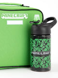 Vanilla Underground Minecraft Creeper lunch bag set (British brand)