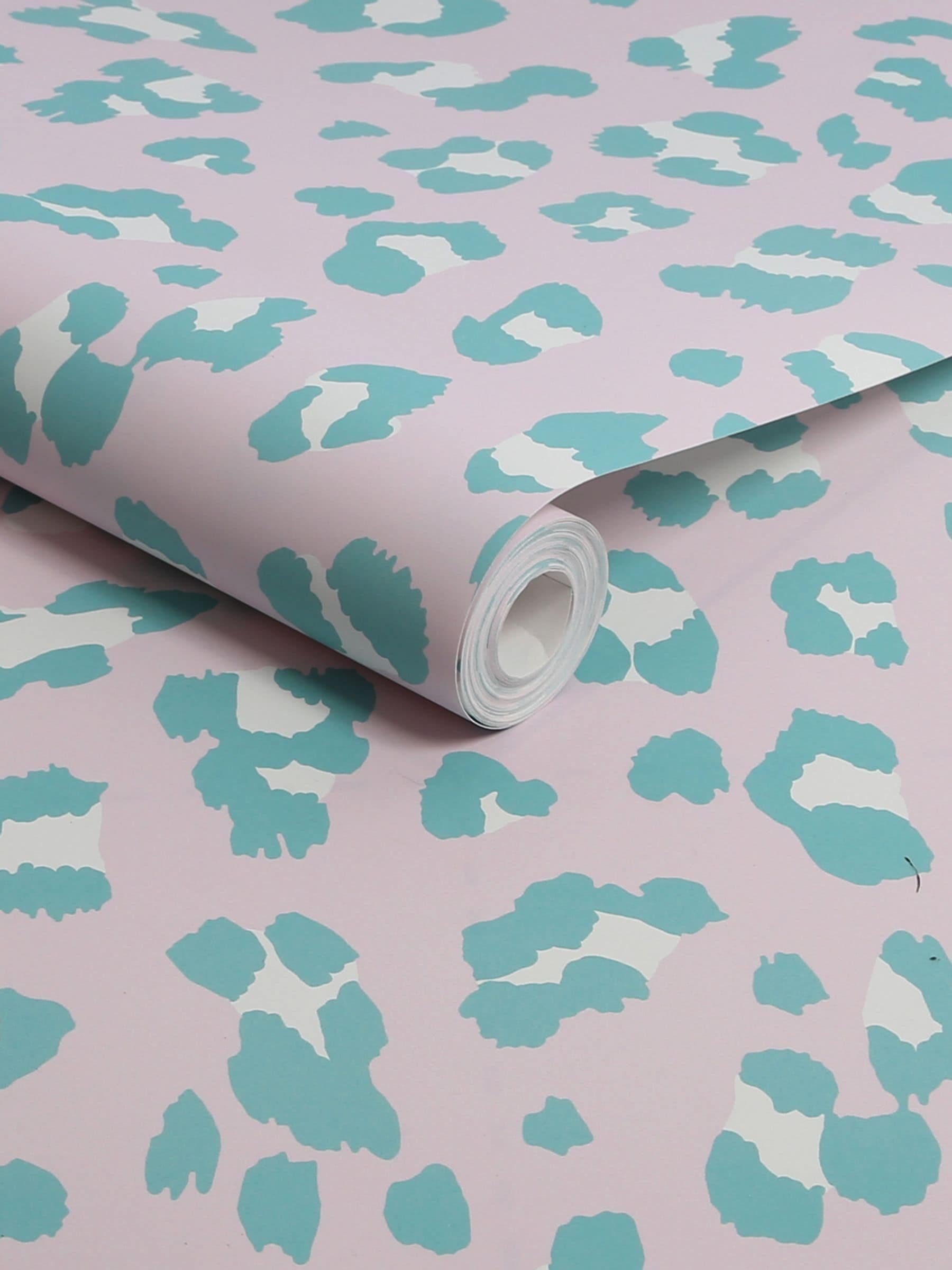 Graham & Brown Bubblegum Envy Big Cat wallpaper 10m - British product