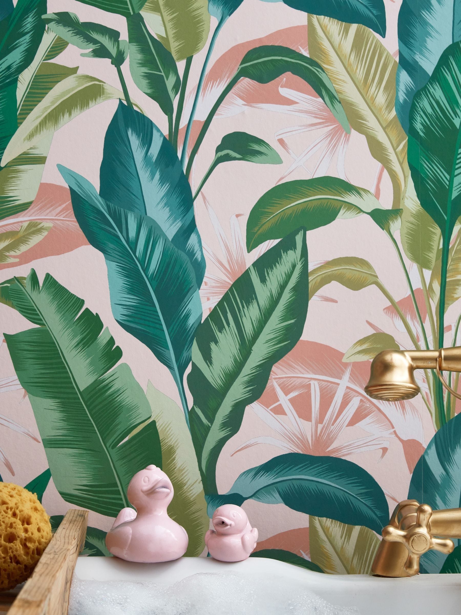 Graham & Brown Sunrise Envy Leaf It Out 10M Wallpaper