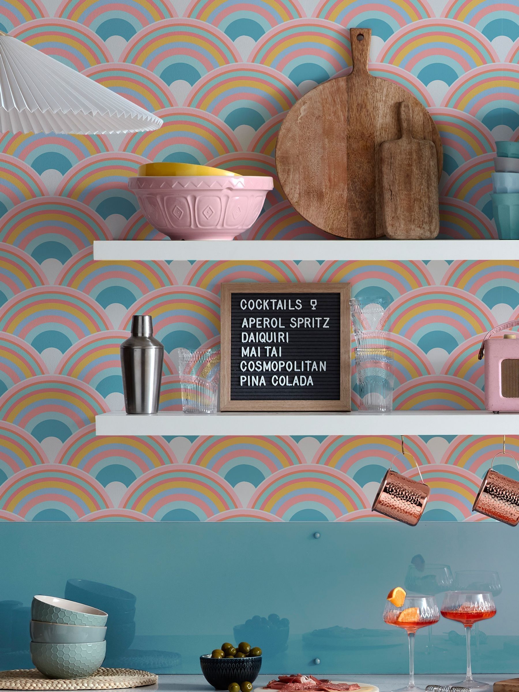 Graham & Brown Sky Envy Curve Sky 10M Wallpaper