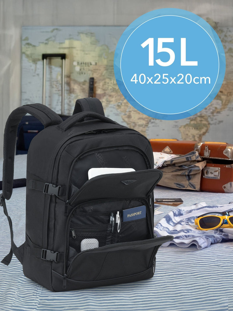Flight Knight grey carry-on rucksack 20L - British product
