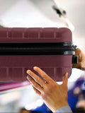 Flight Knight purple underseat suitcase 16L, UK version
