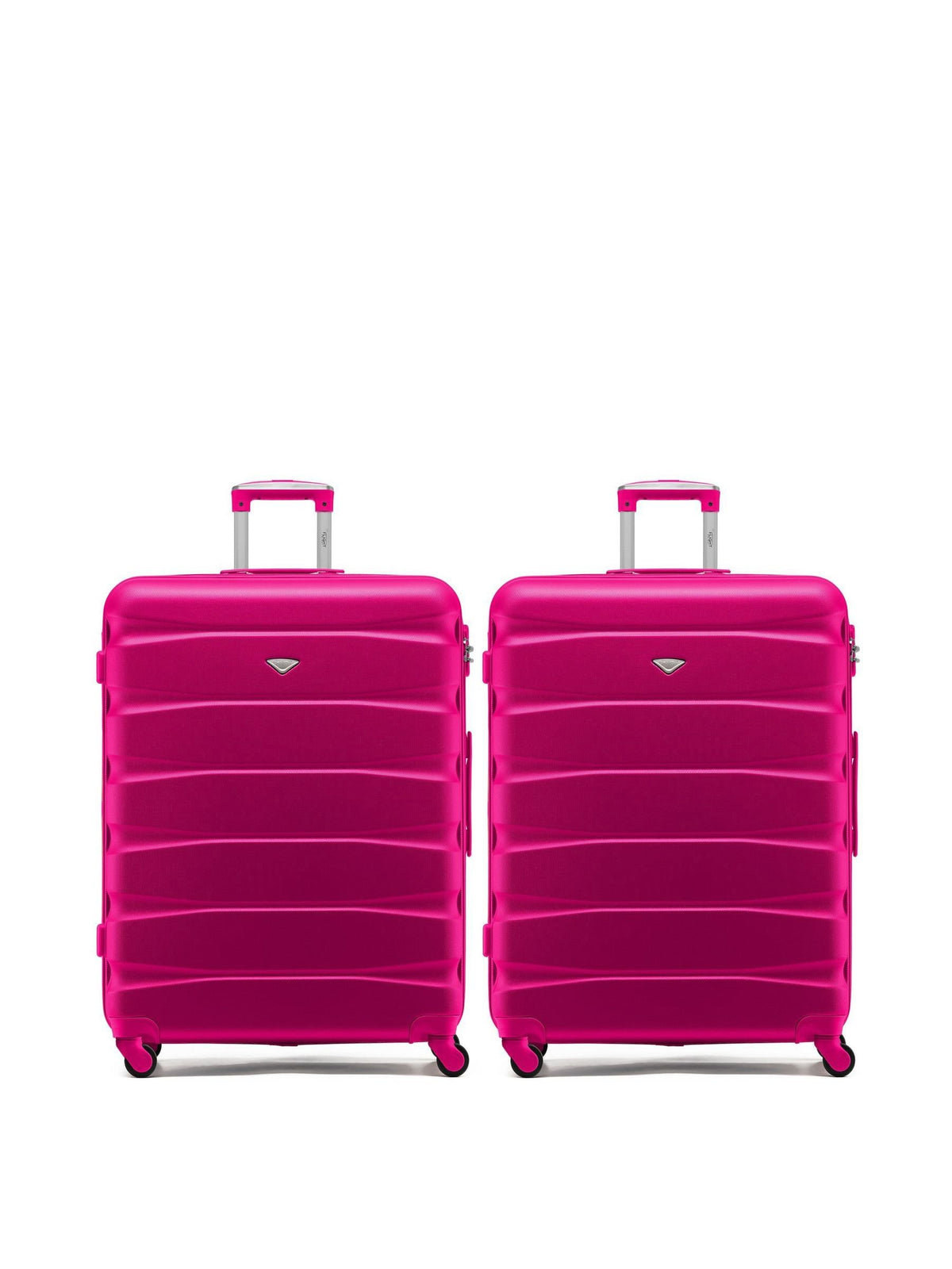 Flight Knight pink hardcase luggage set of 2, imported from the UK