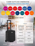 Flight Knight cabin bag underseat 40x30x20cm - British product