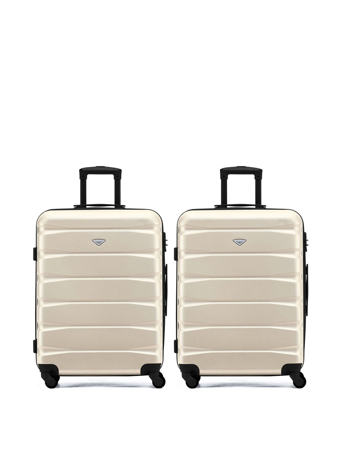 Flight Knight medium cream check-in suitcase (British brand)