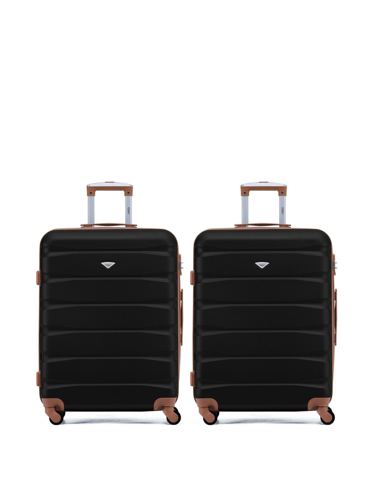 Flight Knight medium check-in suitcase black 70cm (British brand)