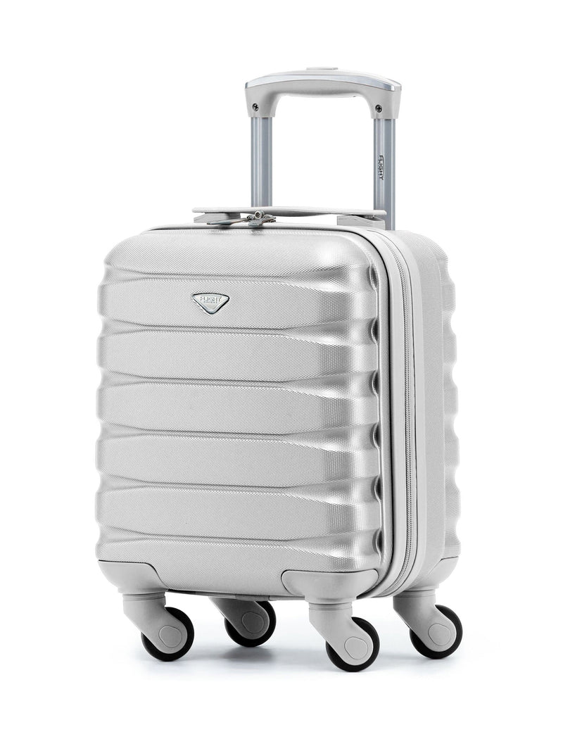 Flight Knight silver cabin suitcase 16 inch, imported from the UK
