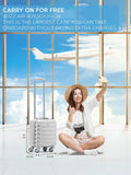 Flight Knight silver cabin suitcase 16 inch, imported from the UK