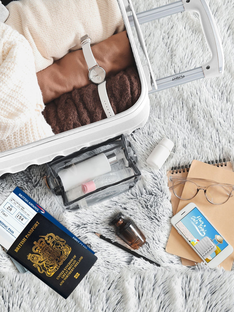 Flight Knight silver cabin suitcase 16 inch, imported from the UK