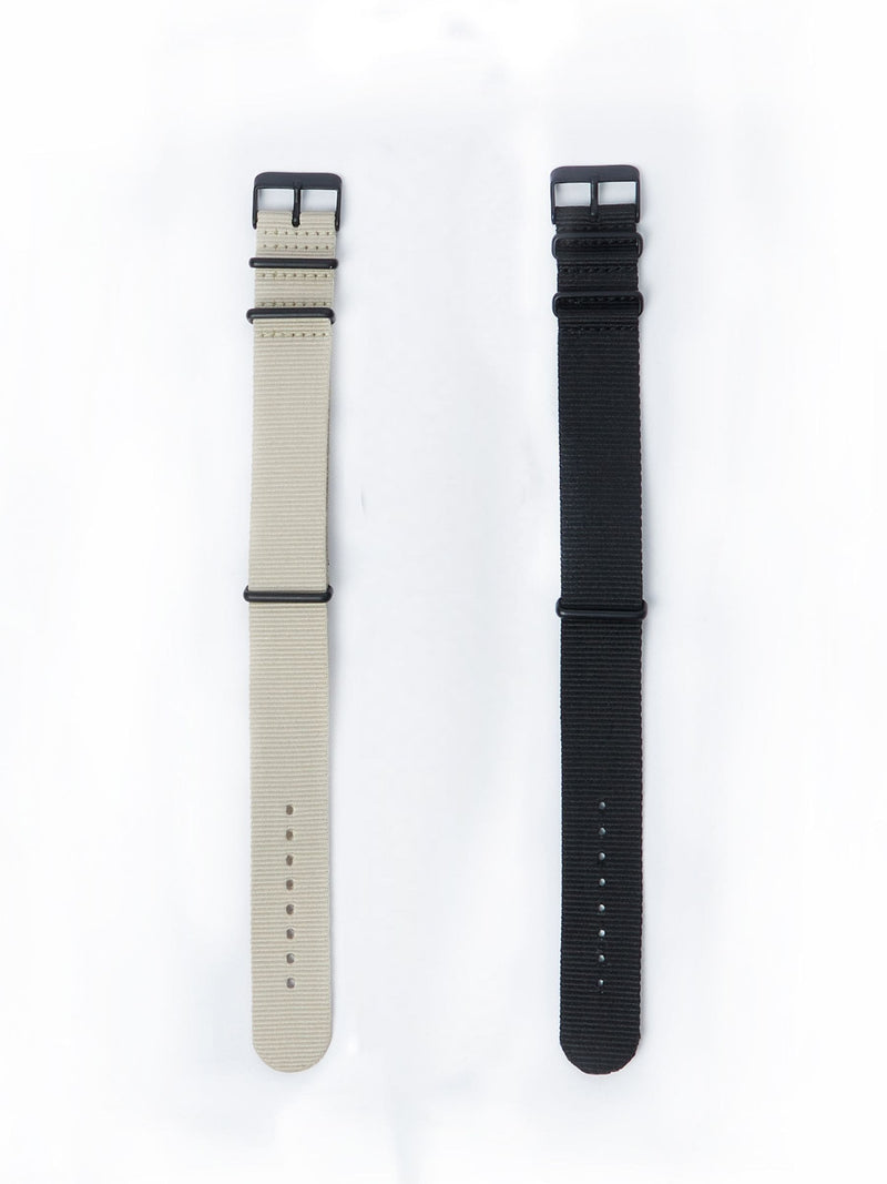 Luke 1977 Perroy Stone Armbanduhr mit braunem Armband, 2er-Pack