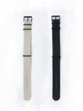 Luke 1977 Perroy Stone Armbanduhr mit braunem Armband, 2er-Pack