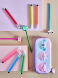 Cute animal pencil case stationery set - British product