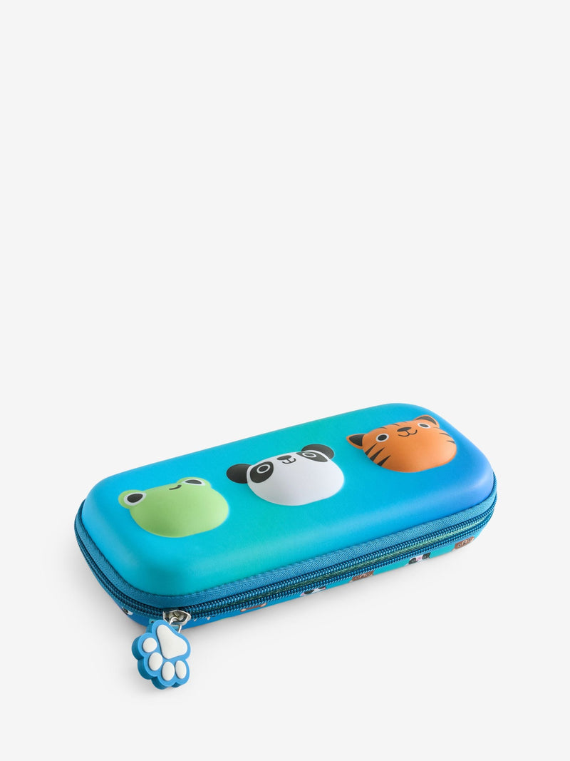 Cute animals pencil case set with frog panda tiger, imported from the UK