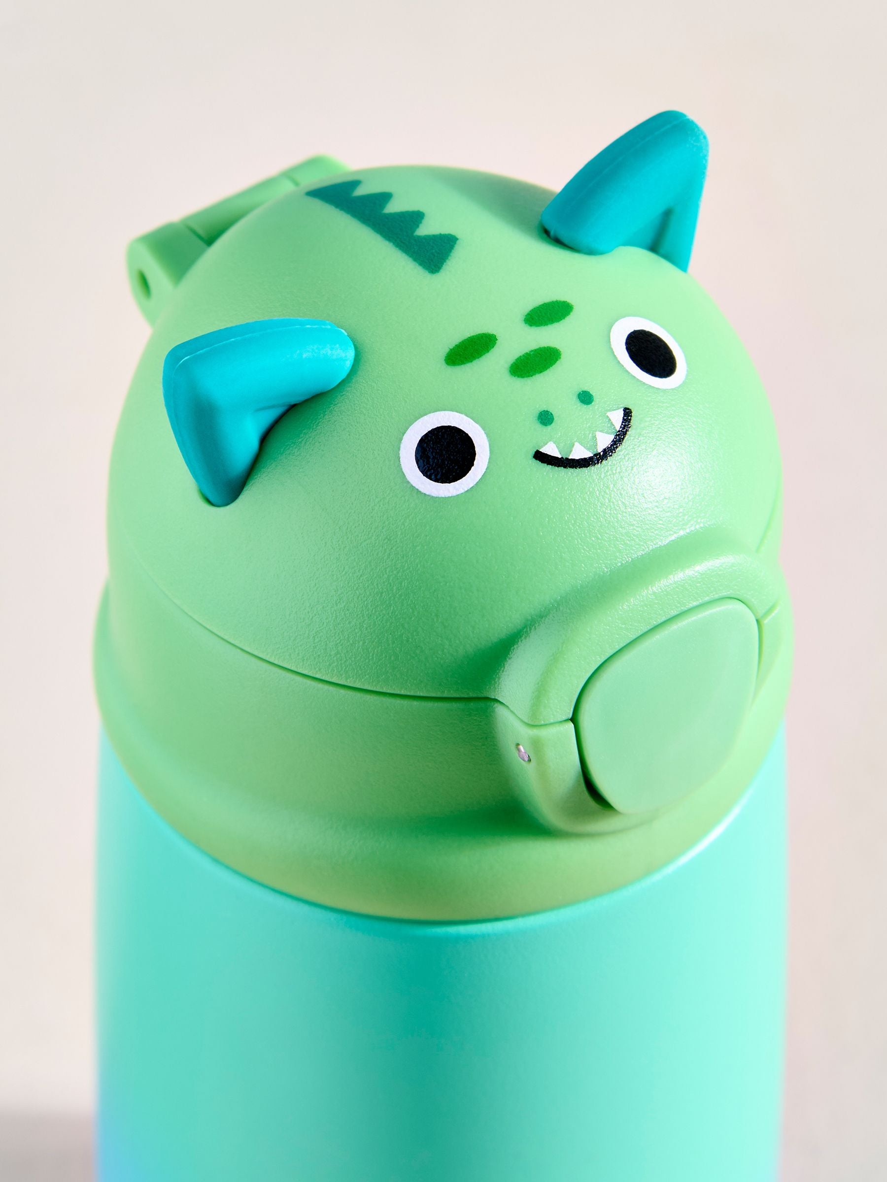 Blue/green dragon water bottle 350ml, UK version