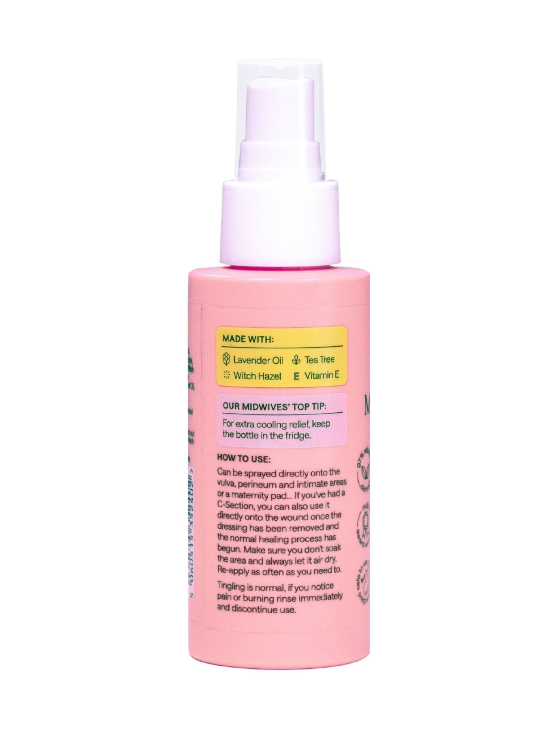 My Expert Midwife Spritz For Bits perineal spray, UK version