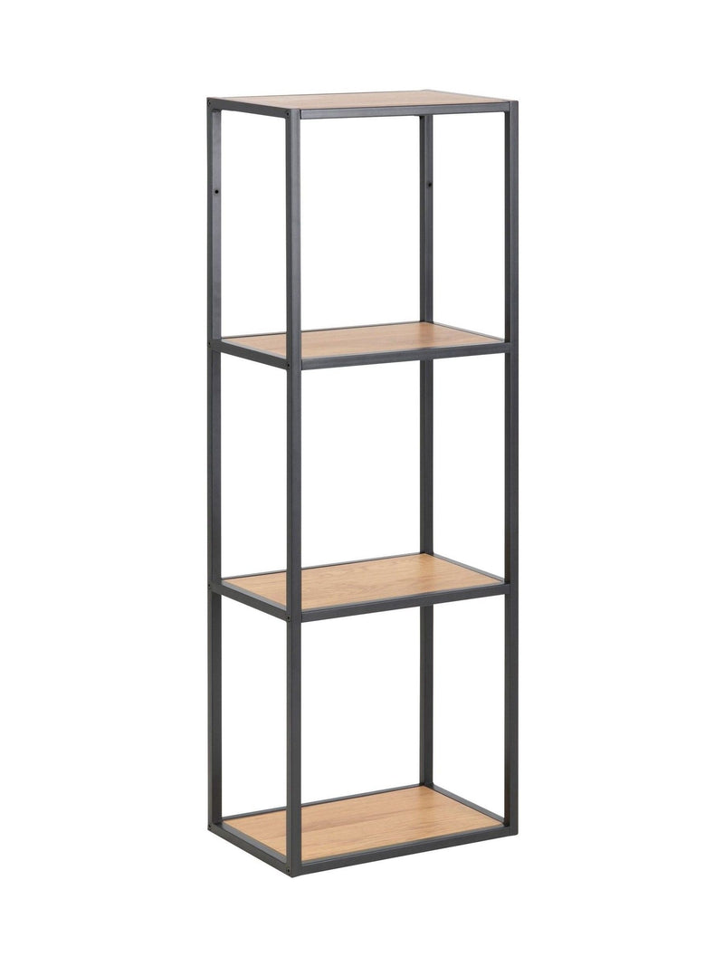 Actona Black Seaford metal wall shelf, UK version