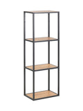 Actona Black Seaford metal wall shelf, UK version