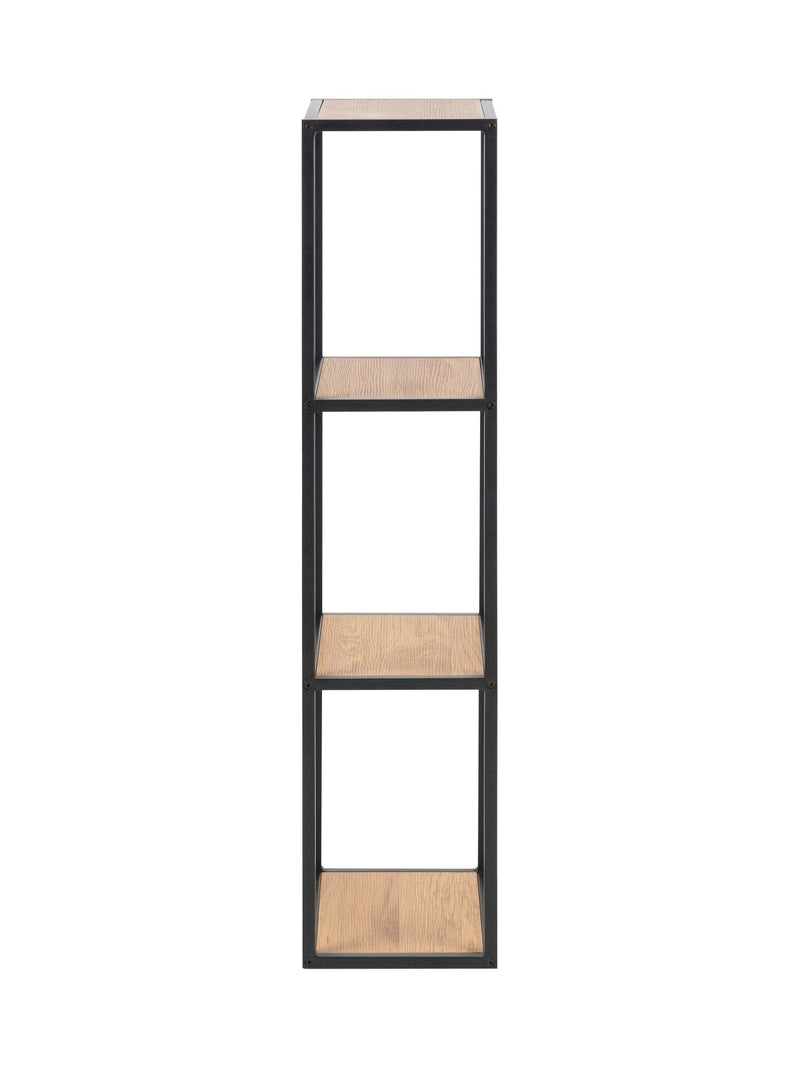Actona Black Seaford metal wall shelf, UK version