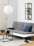 Actona Black Seaford metal wall shelf, UK version