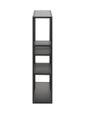 Actona Seaford black metal wall shelf 91cm, UK version