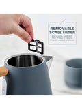Swan Grey Fjord kettle 1.7 litres, imported from the UK
