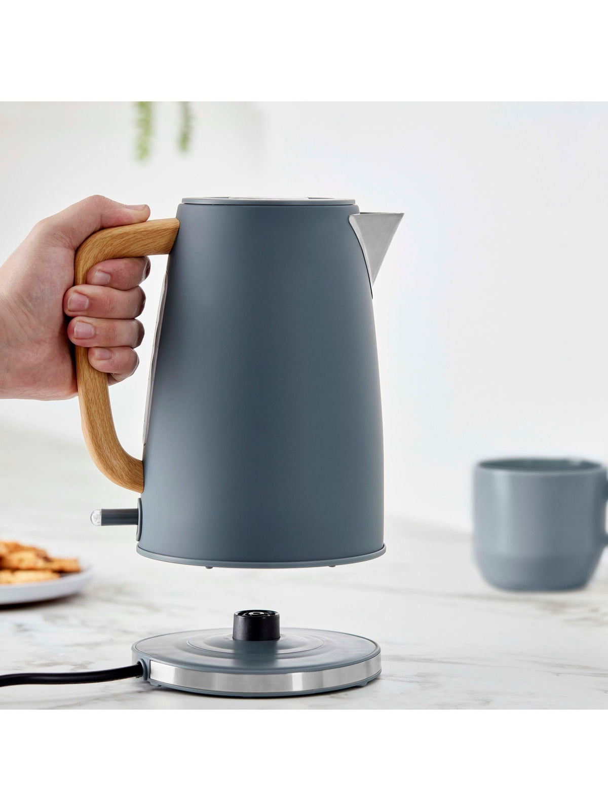 Swan Grey Fjord kettle 1.7 litres, imported from the UK