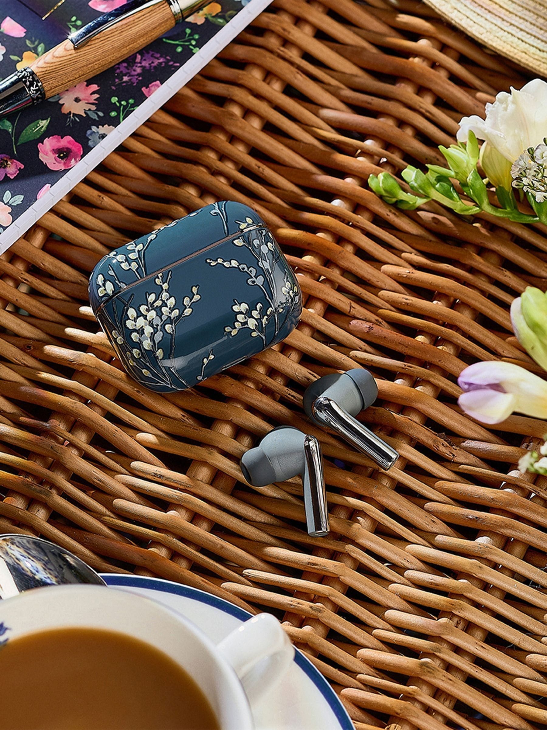 Laura Ashley wireless earbuds Skylark Pussy Willow Grey (British brand)